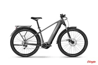Rowery elektryczne - Haibike Trekking 4 High 27,5 cala Męski Szary 2023 - miniaturka - grafika 1