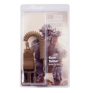 Cetacea Tactical - Smycz do broni QR z klamrą męską - Coyote Brown - TA-QRMC-COY - Odzież taktyczna i umundurowanie - miniaturka - grafika 3