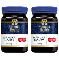 Miód - Manuka Health Miód Nektarowy Manuka MGO® 400+ Zestaw 2 x 500 g - żywność - miniaturka - grafika 1