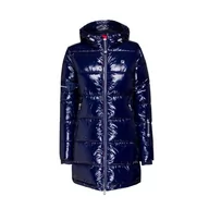 Kurtki narciarskie - Kurtka narciarska damska Fila Sakura Puffer Coat granatowa - miniaturka - grafika 1