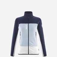 Odzież trekkingowa damska - Bluza damska polarowa MILLET W Fusion Grid Jkt szary - miniaturka - grafika 1