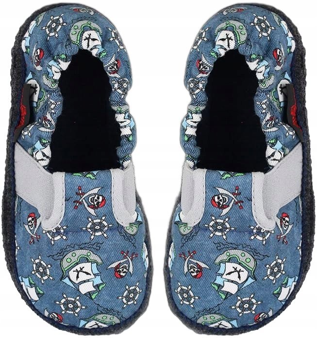 BECK KAPCIE DZIECIĘCE NIEBIESKIE Z KALMARAMI NA RZEP 21 J0A