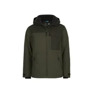 Kurtki narciarskie - Męska Kurtka O'NEILL UTLTY JACKET 2500008-16028 – Zielony - miniaturka - grafika 1