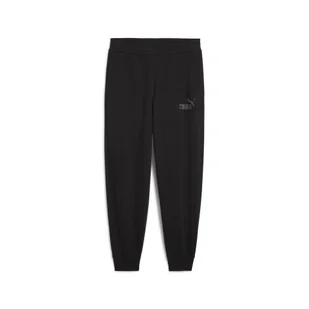Damskie spodnie dresowe ESS NATURE 2.0 Comfort PUMA Black - Spodnie sportowe damskie - miniaturka - grafika 1