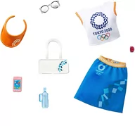 Lalki dla dziewczynek - Barbie Olimpijka Tokyo 2020: zestaw ubranek i akcesoriów - miniaturka - grafika 1