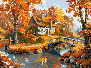 Malowanie po numerach - Poranna przytulność 30x40 - Kolorowanki, wyklejanki - miniaturka - grafika 1