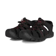 Sandały męskie - Sandały męskie Campus CARLIT czarne CM0109122260 - miniaturka - grafika 1