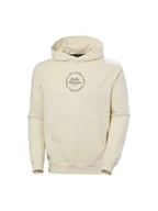 Bluzy męskie - Bluza męska HELLY HANSEN Core Graphic Sweat Hoodie beżowy M - miniaturka - grafika 1