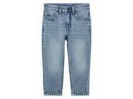 Spodenki dla niemowląt - lupilu® Jeansy dziecięce z bawełny, Relaxed Fit (Niebieski, 128) - miniaturka - grafika 1