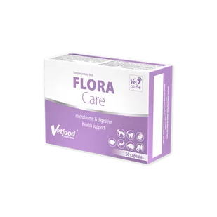 VETFOOD Flora Care 60 kapsułek - Suplementy i witaminy dla psów - miniaturka - grafika 1
