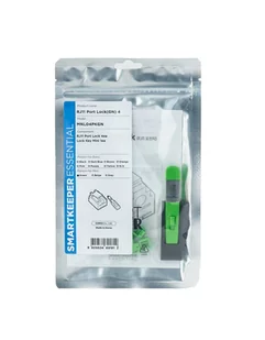 Smartkeeper MNL04PKGN bloker portów Blokada portu + klucz RJ-11 Zielony Plastik 1 szt. - Kontrola dostępu - miniaturka - grafika 1