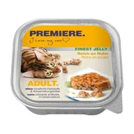 Mokra karma dla kotów - PREMIERE Adult Łosoś w galarecie 16 x 100 g Produkt bogaty w kurczaka 16x100 g - miniaturka - grafika 1