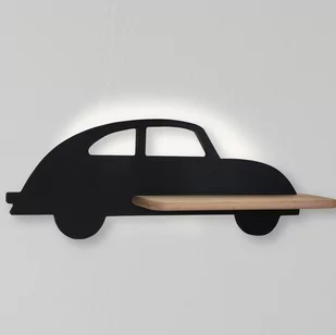Candellux Lampa kinkiet półeczka 5W LED 4000K IQ Kids Car czarny 21-85078 21-85078 - Lampy ścienne - miniaturka - grafika 1