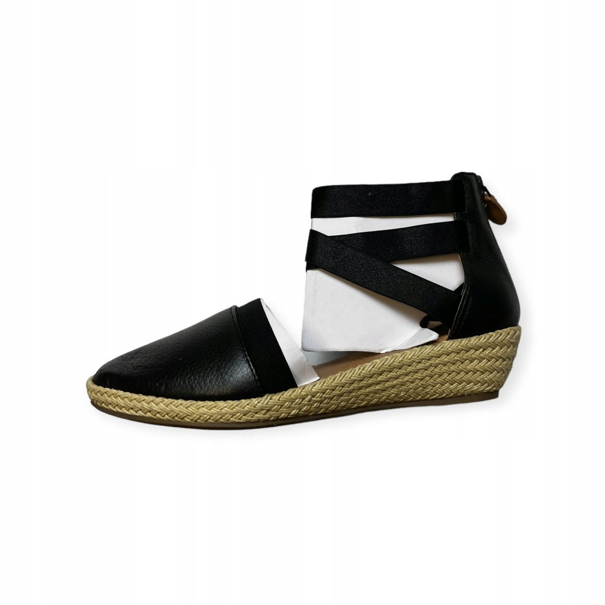 Czółenka damskie czarne koturn KENNETH COLE 36