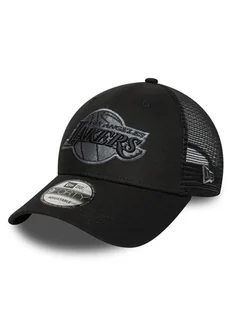 New Era Czapka z daszkiem LA Lakers NBA Black 9FORTY 60667432 Czarny - Czapki męskie - miniaturka - grafika 1
