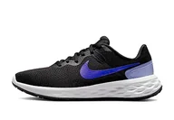 Trampki damskie - Nike Damskie trampki W Revolution 6 Nn, Black Lapis Light Thistle White, 40.5 EU - miniaturka - grafika 1