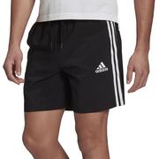 Spodnie sportowe męskie - Spodenki adidas Aeroready Essentails Chelsea 3-Stripes Shorts GL0022 - czarne - Adidas - miniaturka - grafika 1