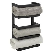 Wieszaki łazienkowe - Stalowy wieszak ścienny na ręczniki Fondiro – Wenko - miniaturka - grafika 1