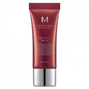 Missha M Perfect Cover BB Cream SPF42/PA+++ wielofunkcyjny krem BB No.23 Natural Beige 20ml - Kremy BB - miniaturka - grafika 1