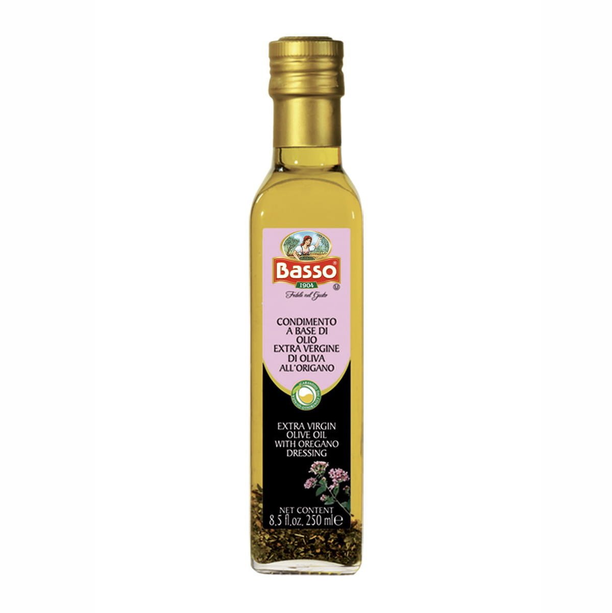 Oliwa Z Oliwek Extra Vergine Aromatyzowana O Smaku Oregano 250 Ml Basso