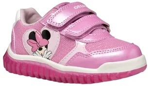Geox B Lightyloo Girl B dziewczęce sneakersy, Różowy kolor, 25 EU - Buty dla dziewczynek - miniaturka - grafika 1