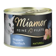 Mokra karma dla kotów - Miamor Feine Filets Naturell Tuńczyk skoczek 12x156 g - miniaturka - grafika 1