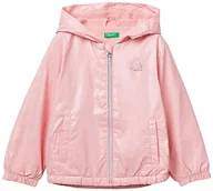 Kurtki i płaszcze dla dziewczynek - United Colors of Benetton Kurtka dla dziewczynek i dziewczynek, Różowy 03z, S - miniaturka - grafika 1