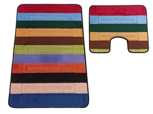 xx antypoślizgowy komplet chodników łazienkowych H2-P86 - Dywaniki łazienkowe xx antypoślizgowy komplet chodników łazienkowych H2-P86 - Dywaniki łazienkowe - miniaturka - grafika 1