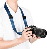 Paski, szelki, uprzęże foto - JJC Pasek do aparatu QRS-D1 BLUE z płytką Arca Swiss - miniaturka - grafika 1