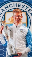 Podkładki pod mysz - PODKŁADKA POD MYSZ Nadruk 22x18 cm Kevin De Bruyne Manchester City Prezent - miniaturka - grafika 1