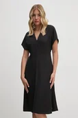 Sukienki - Calvin Klein sukienka kolor czarny mini rozkloszowana K20K207997 - miniaturka - grafika 1