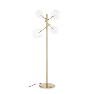 Lampa podłogowa EQUINOXE PT4 OTTONE 290966 - Ideal Lux - Lampy stojące - miniaturka - grafika 1