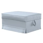 Pokrowce na meble - Pokrowiec na podnóżek Ektorp, DEKORIA, Bromma, błękitny melanż, 60x79x42 cm - miniaturka - grafika 1