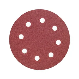 Tarczki ścierne z otworami do szlifierek do gipsu DEDRA DED77641 180 mm, gr.60, 5 szt. - Materiały ścierne - miniaturka - grafika 1