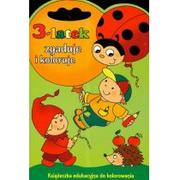 Książki edukacyjne - WYDAWNICTWO-SKRZAT 3 latek zgaduje i koloruje - Joanna Myjak - miniaturka - grafika 1