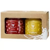 Pasieki rodziny Sadowskich Zestaw miodów - miód z maliną, miód z cytryną 2 x 240 g - Miód - miniaturka - grafika 1