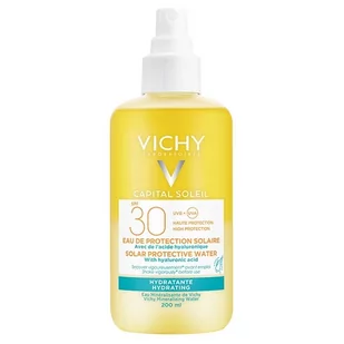VICHY Capital Soleil SPF30 ochronna woda solarna nawilżająca 200ml - Balsamy i kremy do opalania - miniaturka - grafika 1
