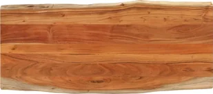 vidaXL vidaXL Blat stołu, 140x60x3,8 cm, drewno akacjowe, naturalna krawędź - Stoły - miniaturka - grafika 1