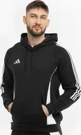 Bluzy męskie - Adidas Bluza męska adidas Tiro 24 Sweat Hooded czarna IJ7673 S - miniaturka - grafika 1