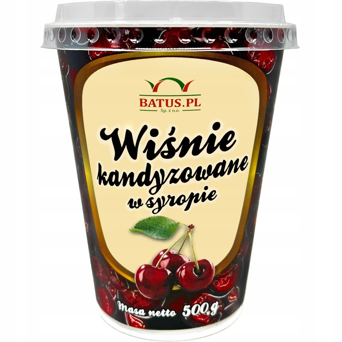 Wiśnie Kandyzowane W Syropie 500 G