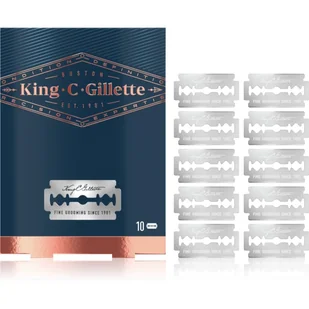 Gillette żyletki King C 10 szt - Maszynki do golenia i wkłady - miniaturka - grafika 1