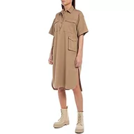 Sukienki - Replay Sukienka damska W9001, 616 Light Brown, XL, 616 Light Brown, XL - miniaturka - grafika 1