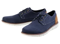 Sneakersy męskie - LIVERGY® Buty męskie na co dzień (46, Navy/brązowy) - miniaturka - grafika 1
