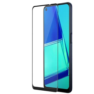 Szkło Hartowane Na Ekran Oppo A72 / A52 9H Sloped Bigben Czarne - Szkła hartowane na telefon - miniaturka - grafika 1