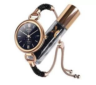 Maxcom FIT FW51 Crystal - 40mm - czarno-złoty - Smartwatch - miniaturka - grafika 1