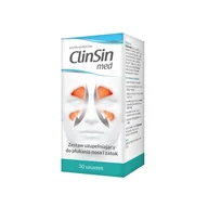 Przeziębienie i grypa - NATUR PRODUKT ClinSin Med zestaw uzupełniający do płukania nosa i zatok x 30 sasz - miniaturka - grafika 1