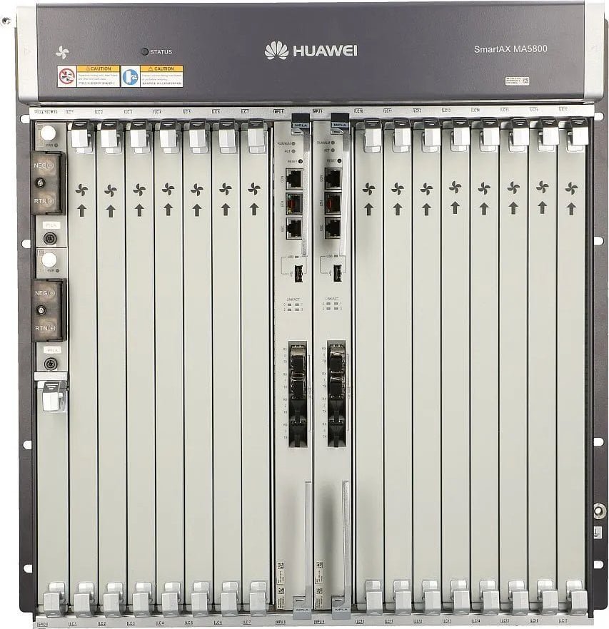 OLT Huawei MA5800-X15 2x MPLB, 2x PILA MA5800-X15 - 2X MPLB, 2X PILA