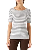 Koszulki i topy damskie - Marc O'Polo Koszulka damska, Wielokolorowy (Multi/Oyster White B), S - miniaturka - grafika 1