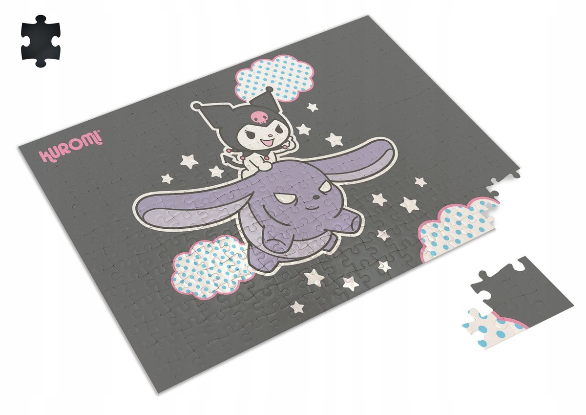 Puzzle KUROMI HELLO KITTY Cinnamoroll A3 252 el z Nadrukiem + IMIĘ 72