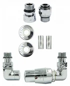 Zawory i kraniki - Zawór termostatyczny trójosiowy Vision chrom prawy GZ1/2 All in One - miniaturka - grafika 1